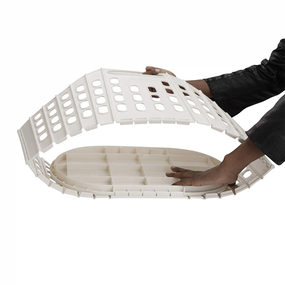 Foldable Storage Basket Laundry Folding Basket for Bathroom Hanging Laundry Basket Organizer