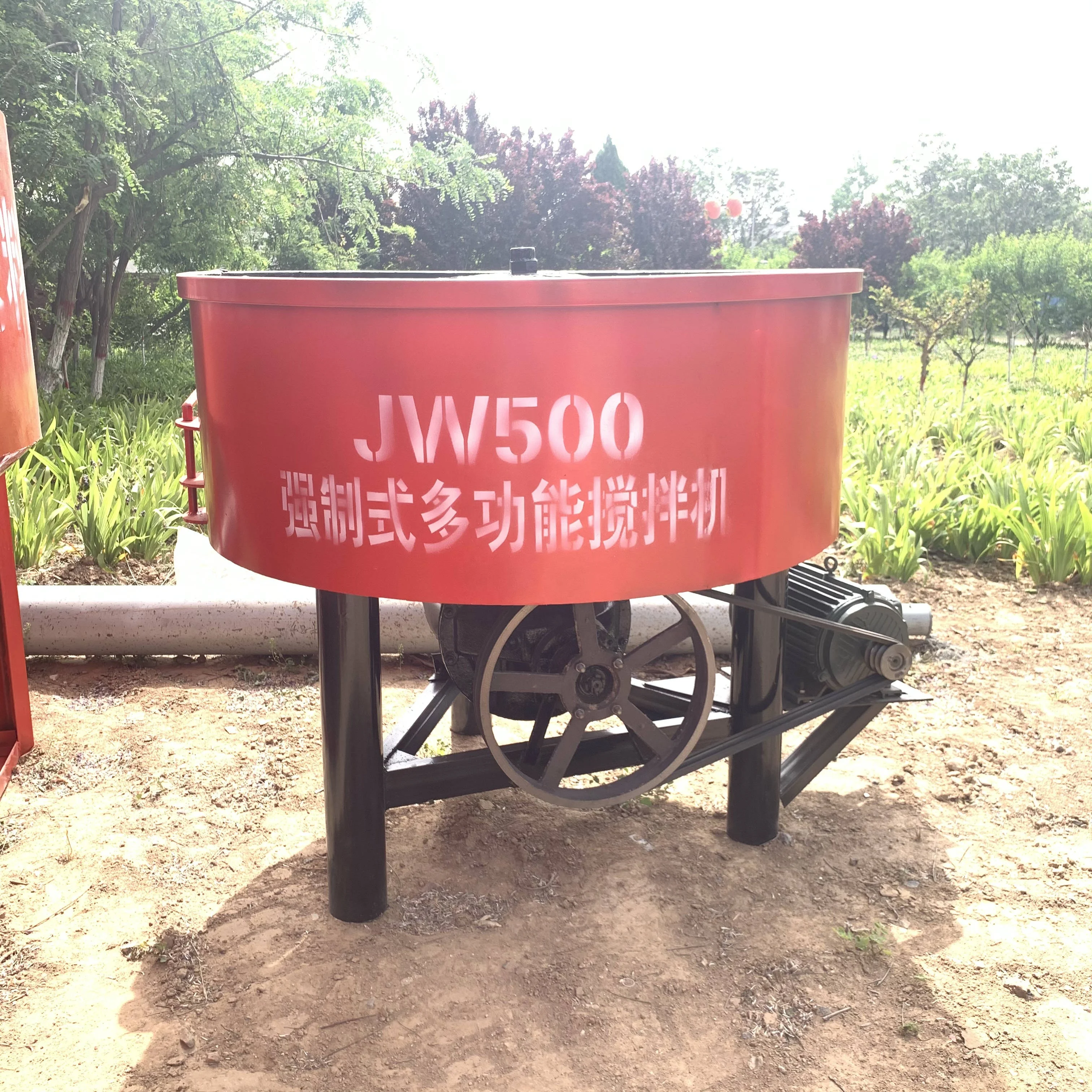 Single Shaft Cement Mixing Concrete Pot Diesel JW350 JW250 JW500-Castable Installation Refractory Construction Motor Pump