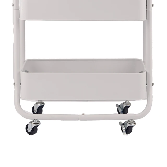 Heavy Material White Makeup Vanity Hair Beauty Salon Furniture Hairdressing Trolley