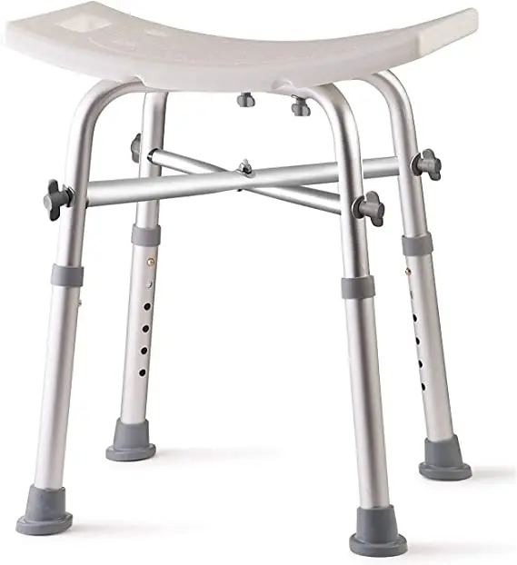 Comfortable sitting and support acrylic foldable swivel bariatric patient shower head for hair salon washing chair