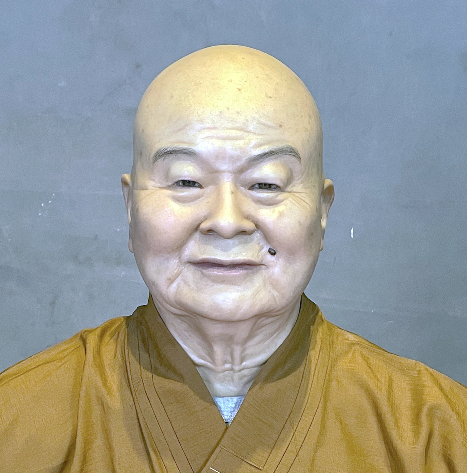 Museum Statue Realistic Lifesize Buddhist Celebrity Silicone Wax Mannequin Master Nebula