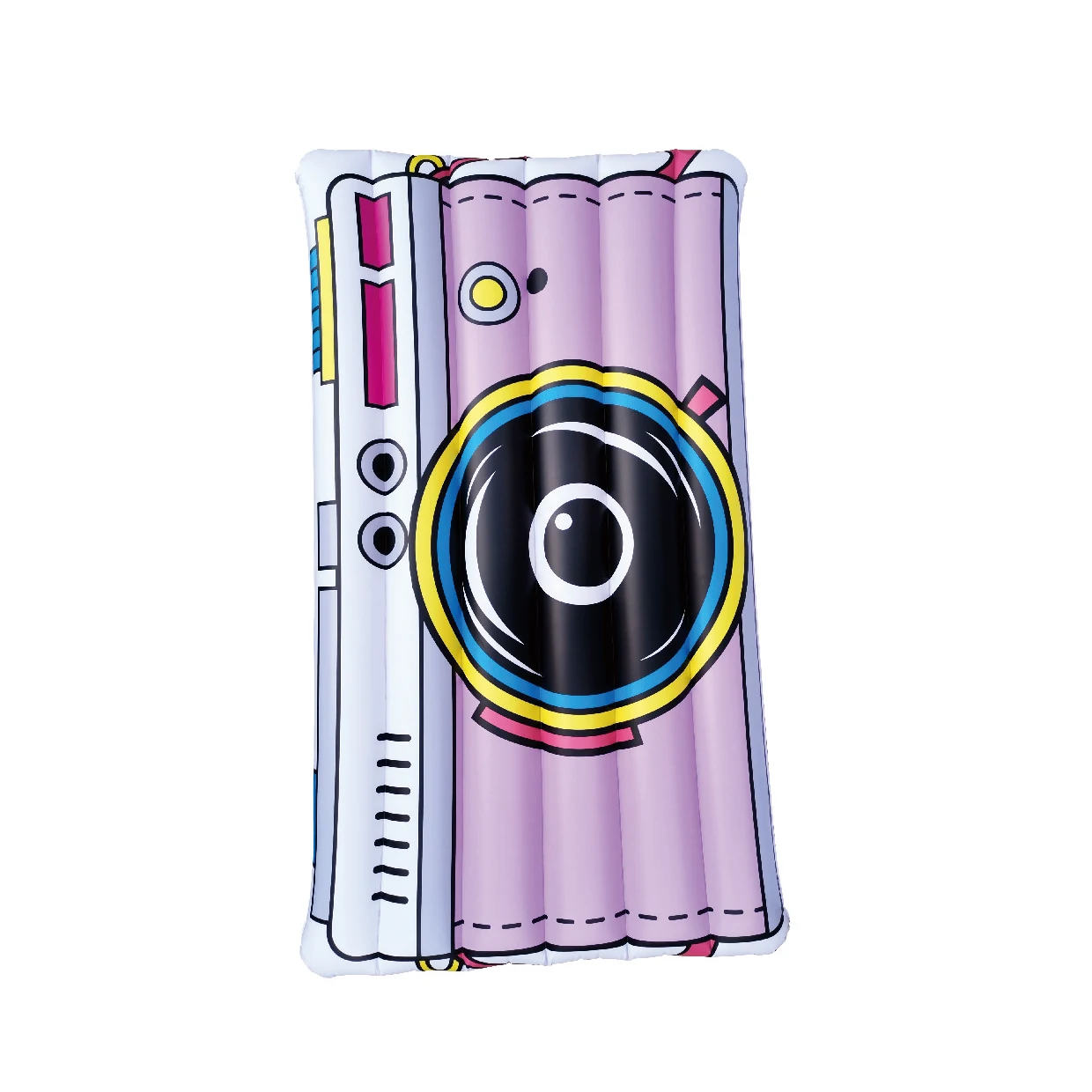 Camera Pattern Pool Float Swim Floats Lounge Party Toy for Kids Adults Beach Inflatable Floats Swimming Ring Ride-on Party Toys