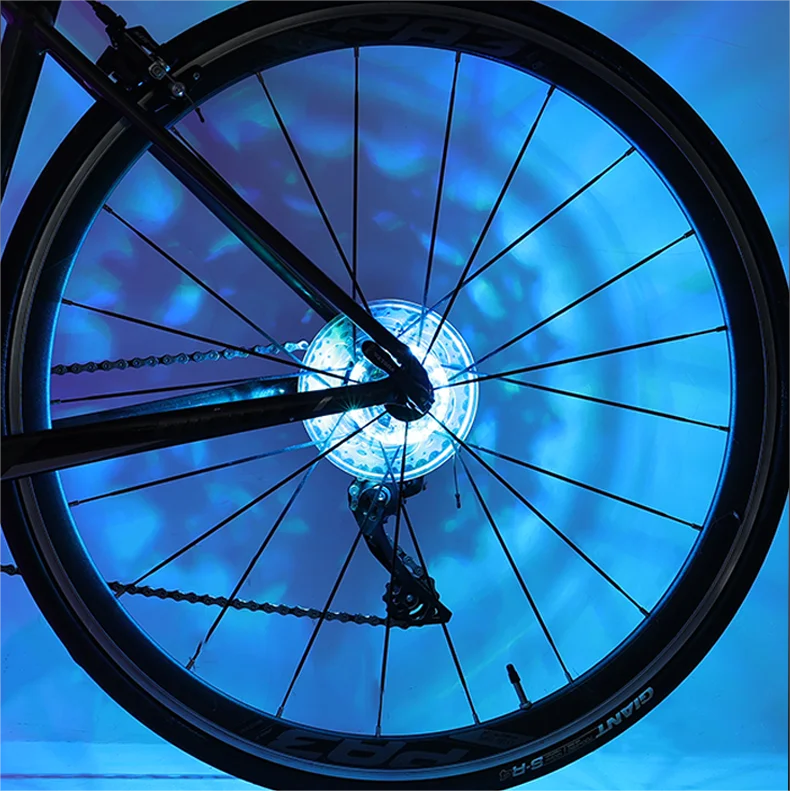 QUANXIN waterproof bike hub light cycle hot wheel lamp bicycle hub light