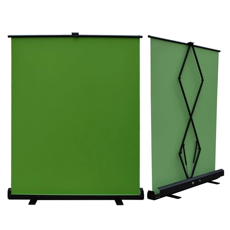 Factory price background portable green screen for video photo studio