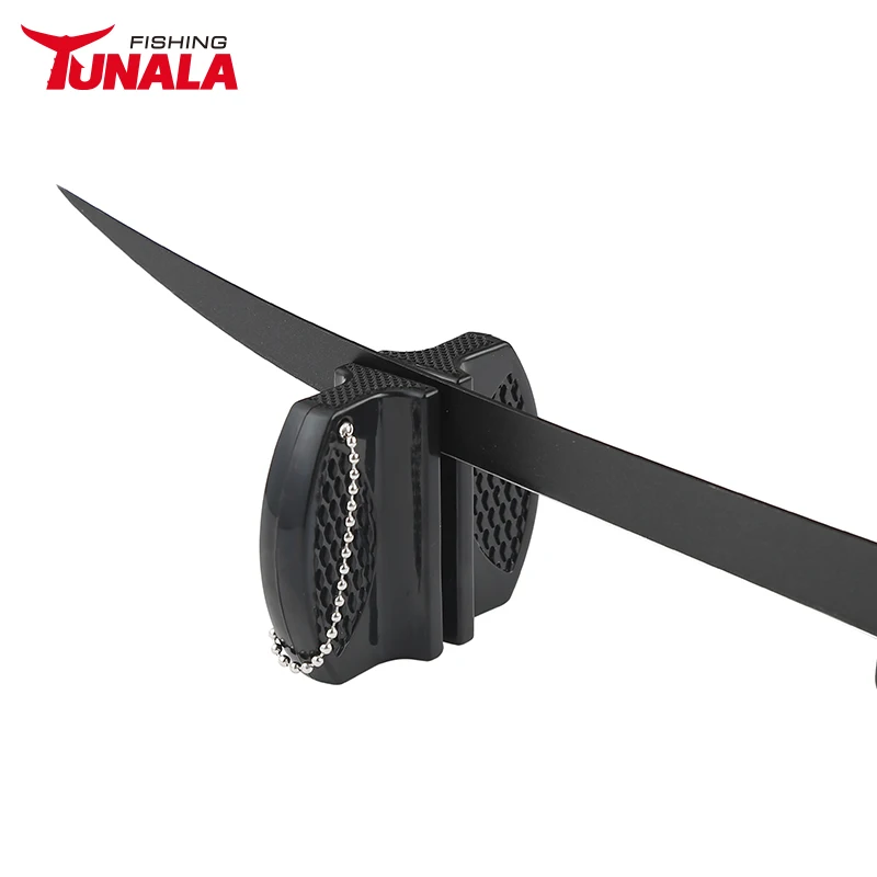 Portable Outdoor Sharpener,Household Kitchen Sharpener,Two-stage Mini Pocket Knife Sharpening Tool