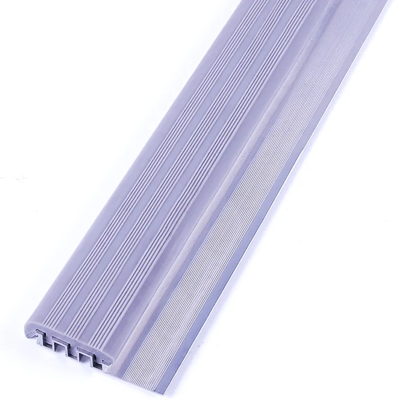 Foshan FSF Laminate Flooring Metal Edging Anti Rubber Staircase Flexible Pvc Stair Nosing Non Slip Stair Nosing Step