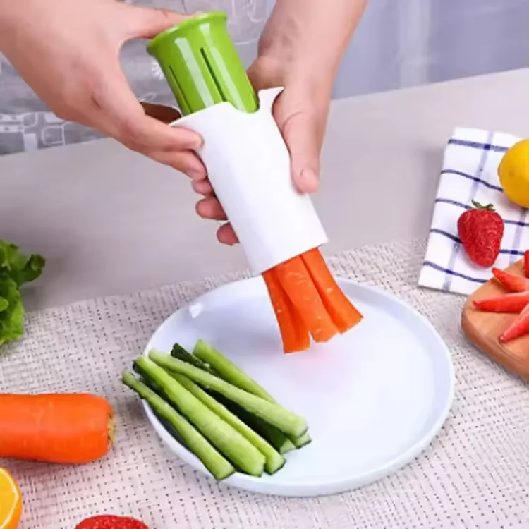Creative Kitchen Tools Vegetable Cutter Manual Vegetable Chopper Cucumber Cutter Fruit Dispenser Vegetable Slicer