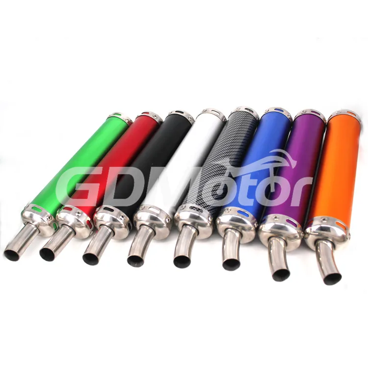 Chinese supplier universal Stainless steel motorcycle exhaust muffler universal Slip-On Silencer