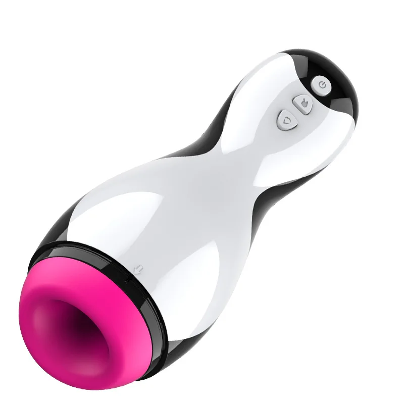 Wholesale Adult Toys Silicone Male Silicone Masturbator Cup Suck Men Sex Product Vibrator Masturbation Artificial Vagina