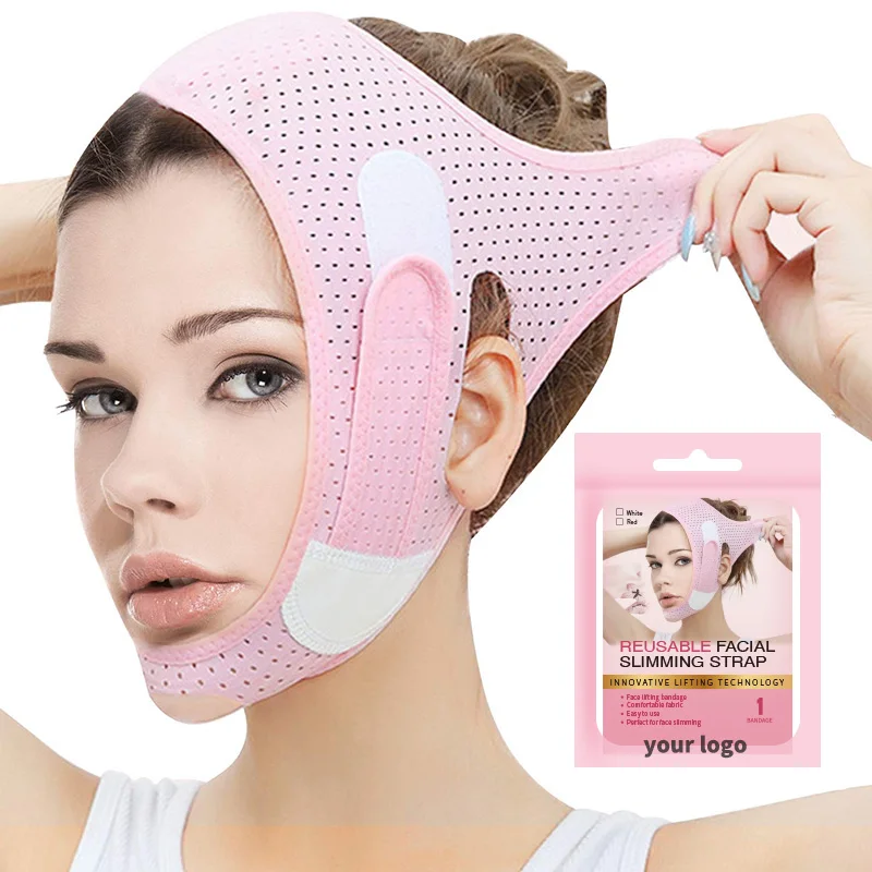 Amazon hot sale V Line Lifting belt Chin Strap for Women and Men Face Slimming Strap  Double Chin Reducer