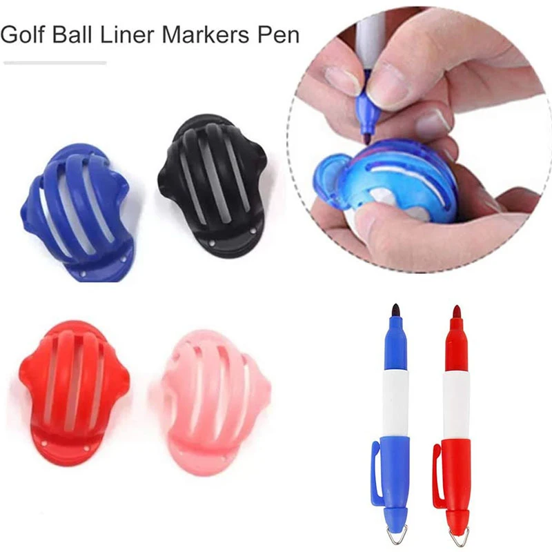 Wholesale Bulk Golf Scriber Accessories Products Golf Ball Line Drawing Tools  Multiple Colors Golf Ball Line Marker Pen