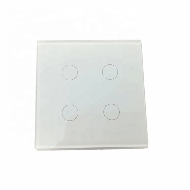 2019 горячая Распродажа smart touch стеклянная панель WIFI 1/2/3/4 комплект настенный выключатель