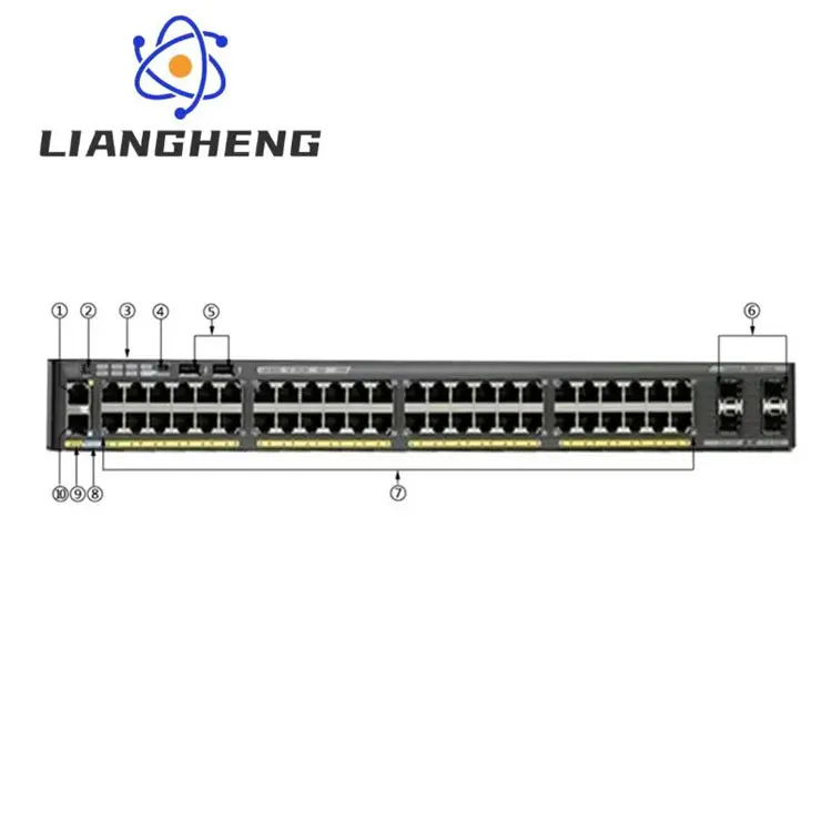 Stock And Original Switch Network 2960-X Series Switches WS-C2960X-48FPD-L Switch