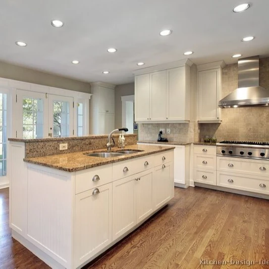 New Modern Customized Home Wood Furniture Laminated MDF Kitchen Cabinet hot sale