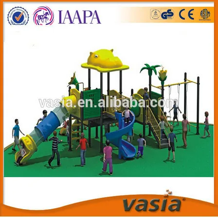 Небольшая пластиковая детская горка и качели Игровой Набор (VS3-712)