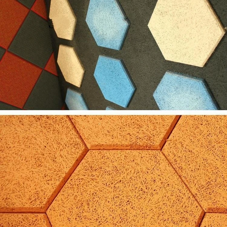 sound absorbing insulation nature design texture fiber wood wool cement board