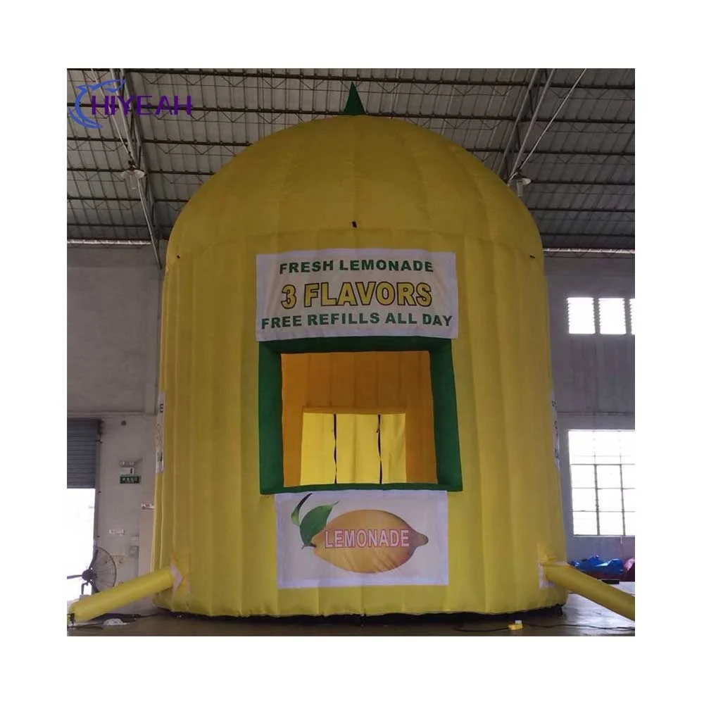 Black 360 Photo Booth Enclosure Inflatable Photobooth With Led Light Commercial