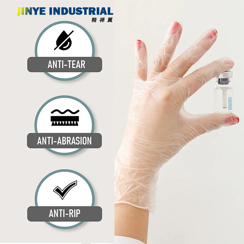 Wholesale High Quality Disposable PVC Vinyl Gloves Powder Free China Manufacturers