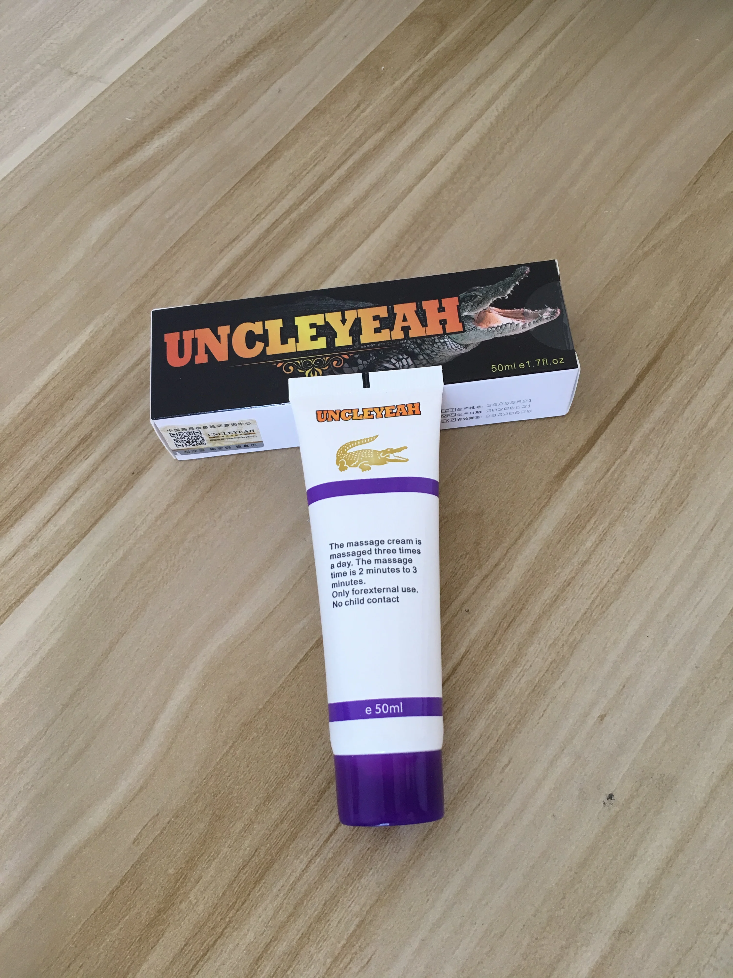 UNCLEYEAH Man Penis Gel Massage Cream  Male Penis Cream