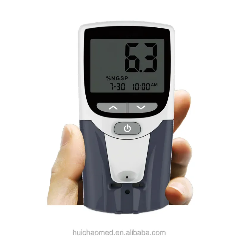 Hba1C Meter Hemoglobin A1C Analyzer With A1C Test Kit  For Diabetes