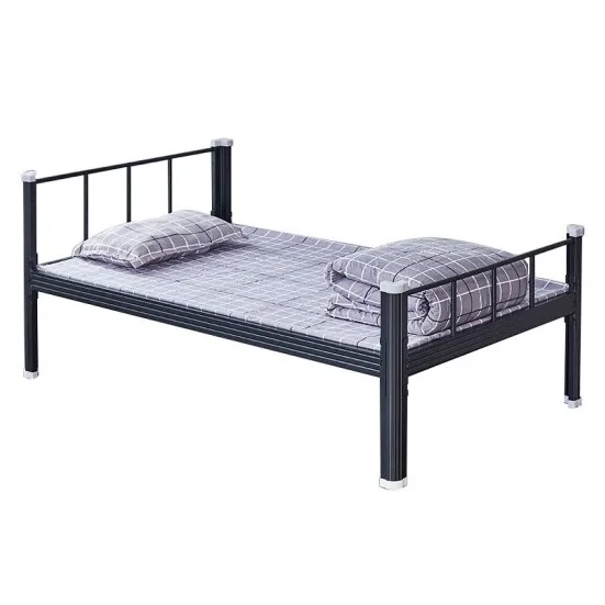 Bed frame single size single metal beds single bed with storage singula stratoria militum metallum