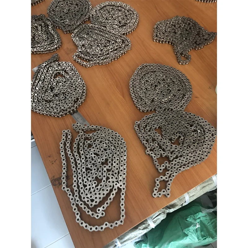 DIN ISO ASA JIS Standard 10B HP Stainless Steel Conveyor Chain Hollow Pin Roller Chain