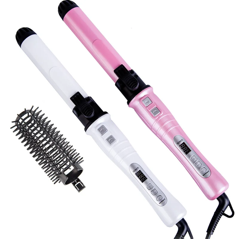 
LED Display 32mm Size Wave Roll Automatic Ceramic Glaze Curling Iron 30 Seconds Quick Heat PTC Intelligent Temperature Control 