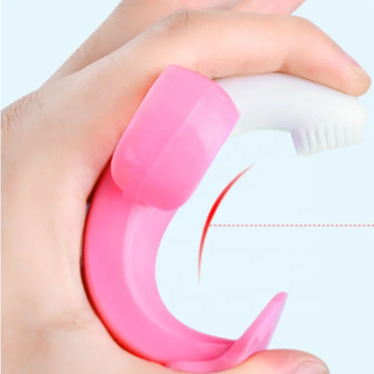 Food Grade banana teether toothbrush silicone  banana toothbrush