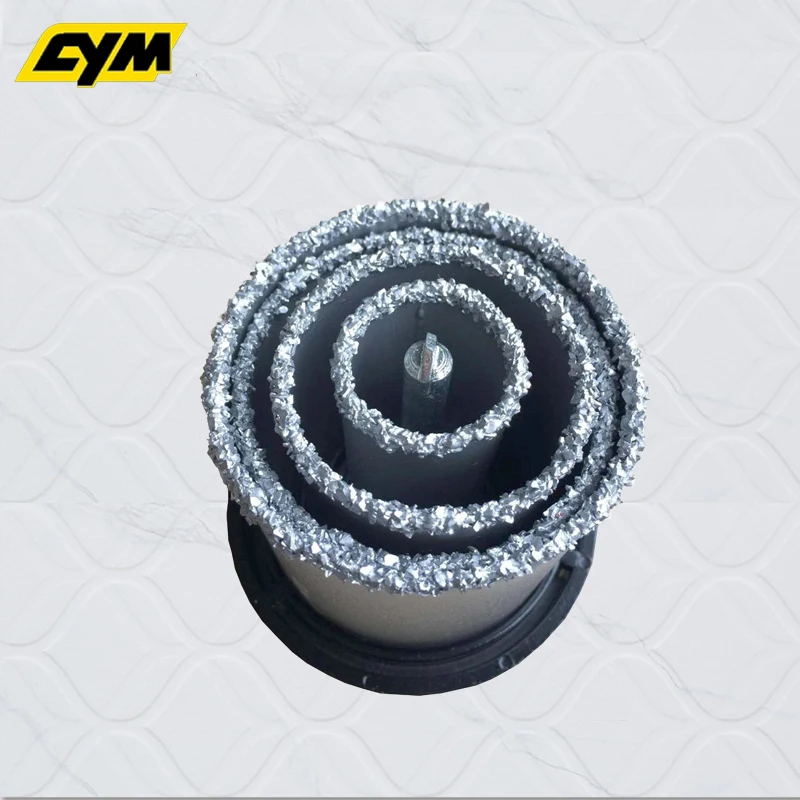 
professional Tungsten Carbide Grit Hole saw Set for Ceramic Tile Punching 