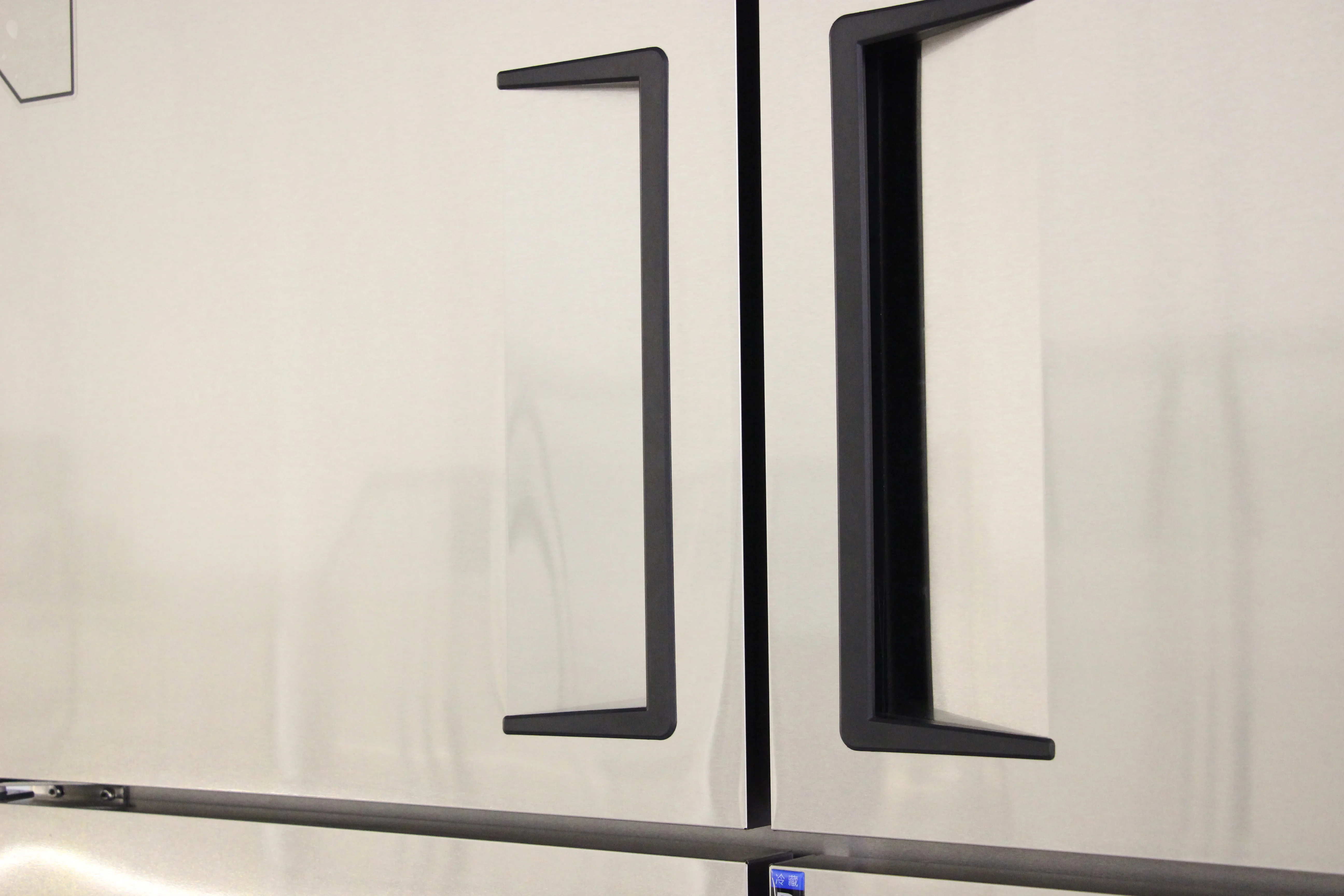Commercial 505L 3 Door Counter Fridge Stainless Steel Under bench Counter Freezer for Kitchen