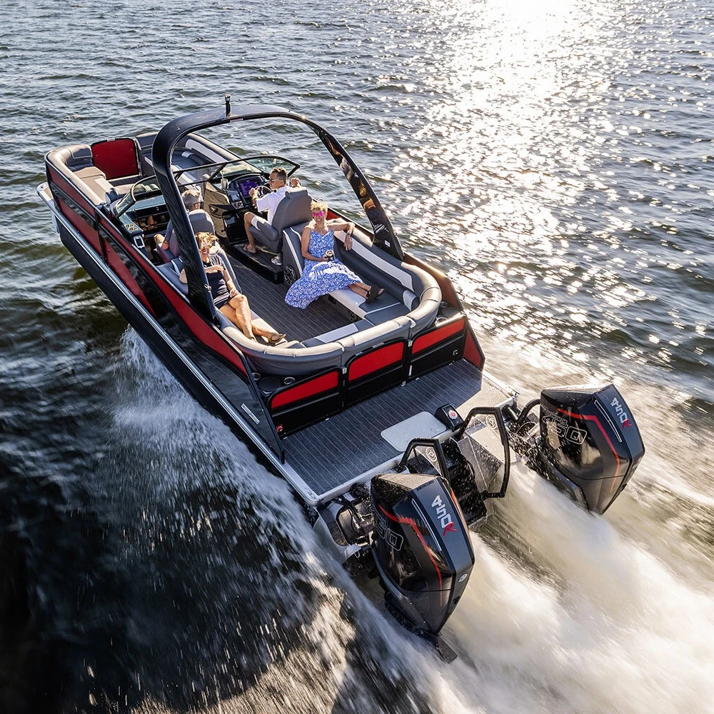 Лидер продаж, роскошный катамаран, катамаран, понтонная лодка, подвесной двигатель из стекловолокна, рыбалка, серфинг, алюминиевая стильная спортивная яхта