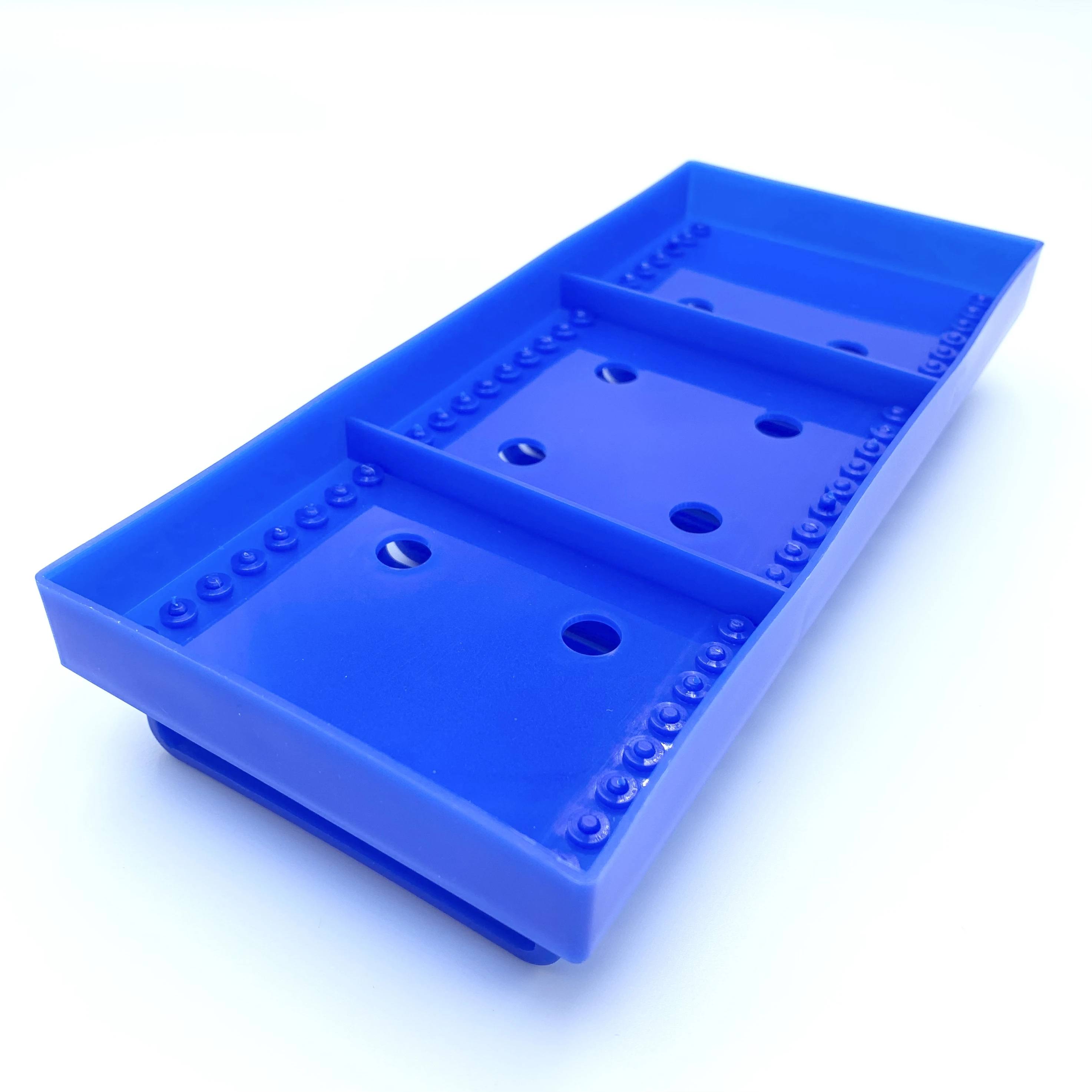 Plastic Slide Drying Stand 25 Place Microscope Glass Slide Draining Racks for Lab