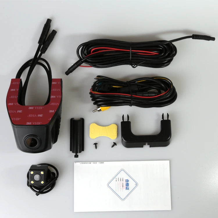 New Dual FHD 1080p Car black box Hidden DVR Dash cam