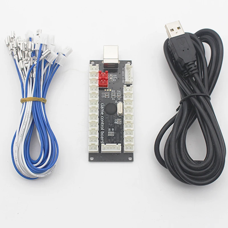 DIY Arcade Game Cabinet Kit With Free Install Tool 5V LED push button ZIPPYY Joystick Zero Delay Encoder USB to PC Raspberry Pi