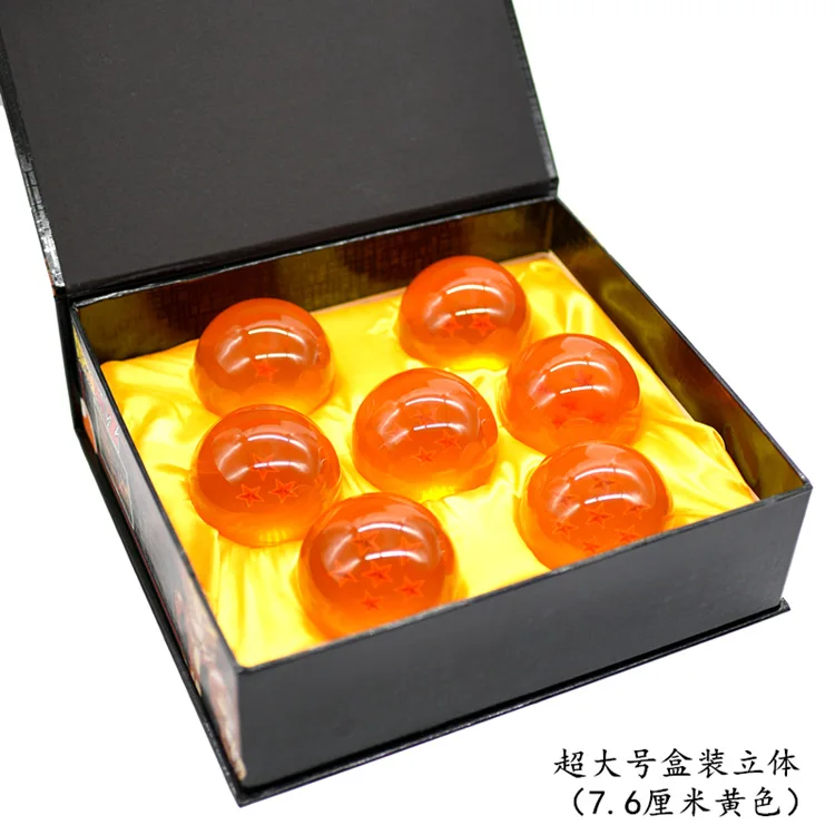4.2cm 7pcs/set Dragon balls Z gonku model toy 7 stars resin dragon balls set