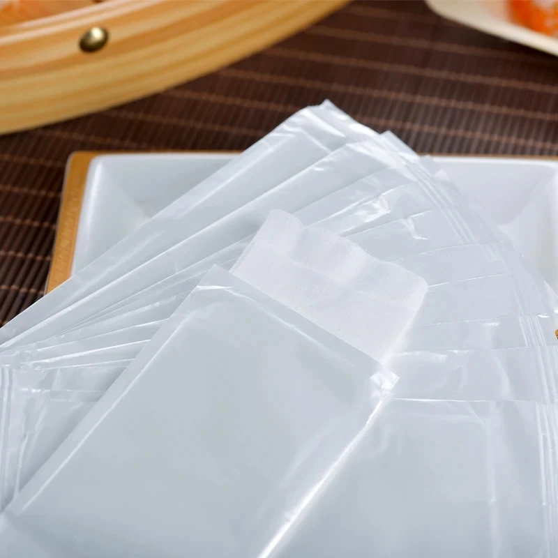 Wholesale Custom Fresh Scented Wet Single Piece individual package Wipes Napkin Lemon Scent Hand Cleaning Wipes For Restaurant