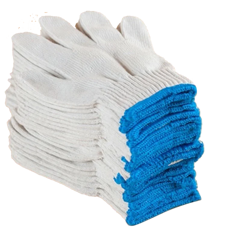 2024 new SDJL Factory Production, 7 Gauge/10 Gauge Knitted Cotton Gloves, Customer Customization