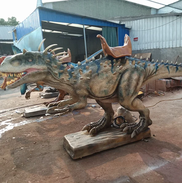 Hot Sale Jurassic Theme Park Attraction Customized Life Size Moving Dinosaur Ride