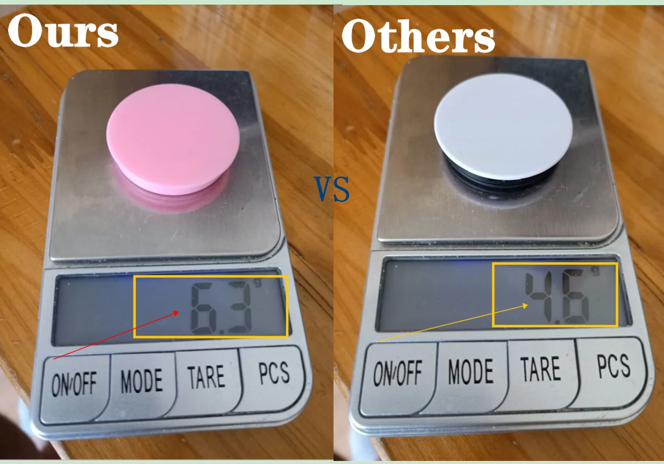 Free Sample Wholesale Blank Custom Glitter 3d Resin Phone Socket With Logo Sublimation Grip Up Sockets Cell Phone Holder