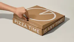 Customization Cheap Cuboid Color Printed As Design Paper Pizza Box