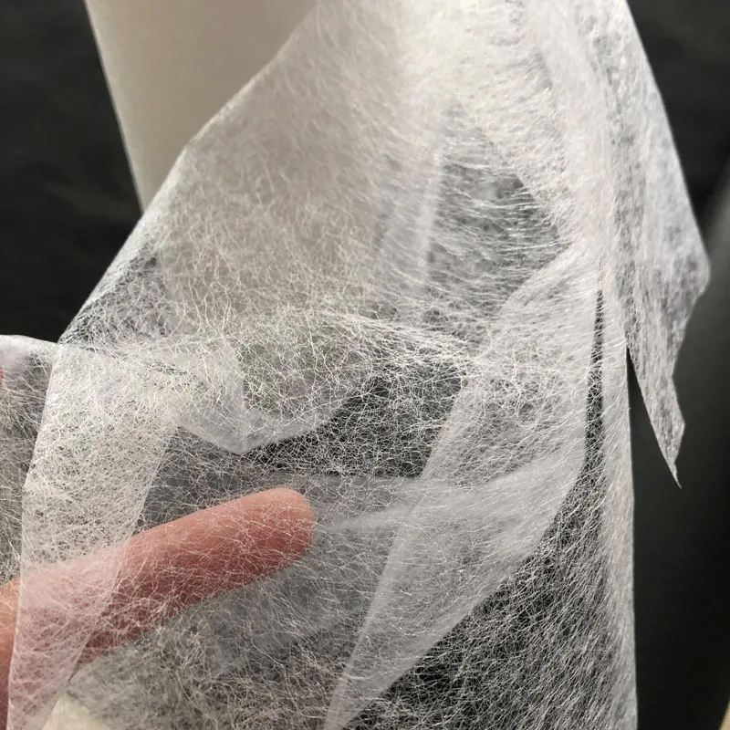 Hot Melt Web Adhesive Hotmelt Web Films TPU Hot Melt Adhesive Web Film Light Weight  Good Air Permeability For Shoes