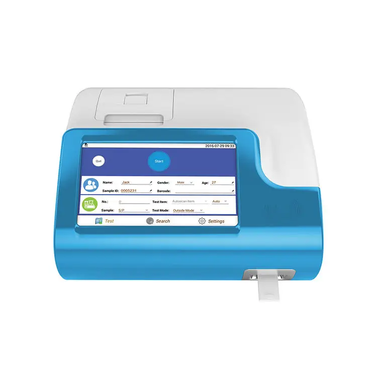 Лабораторное оборудование для анализа крови Ctni / Hba1c/D-димер/T3 T4 Tsh/ Bnp Gp Getein 1100 анализатор гормонов Сухой