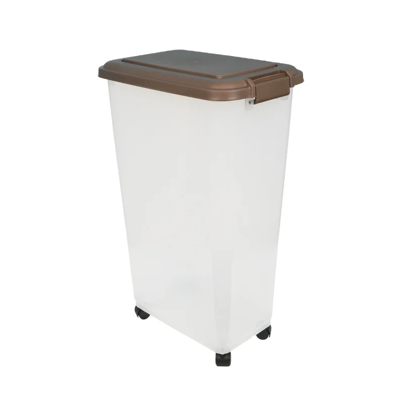Durable Airtight XL Plastic Dog Food Storage Bin Pet Food Container with Lids for Cats Small Animals Fish and Birds