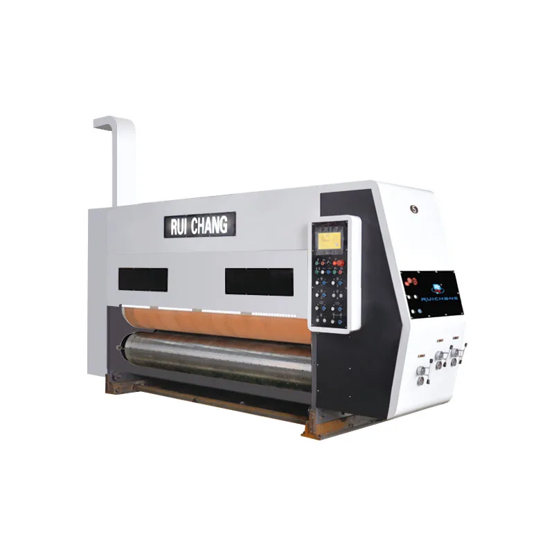 Automatic Lead Feeder Flexo Carton Box Printing slotting and die cutting machine