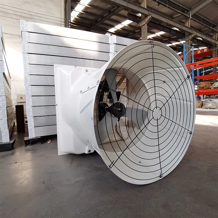 High Quality 1170 /36inch Frp Cone Exhaust Fan Poultry Farm, Corrosion Resistant  Aluminum Blade Piggery Farm Exhaust Fan