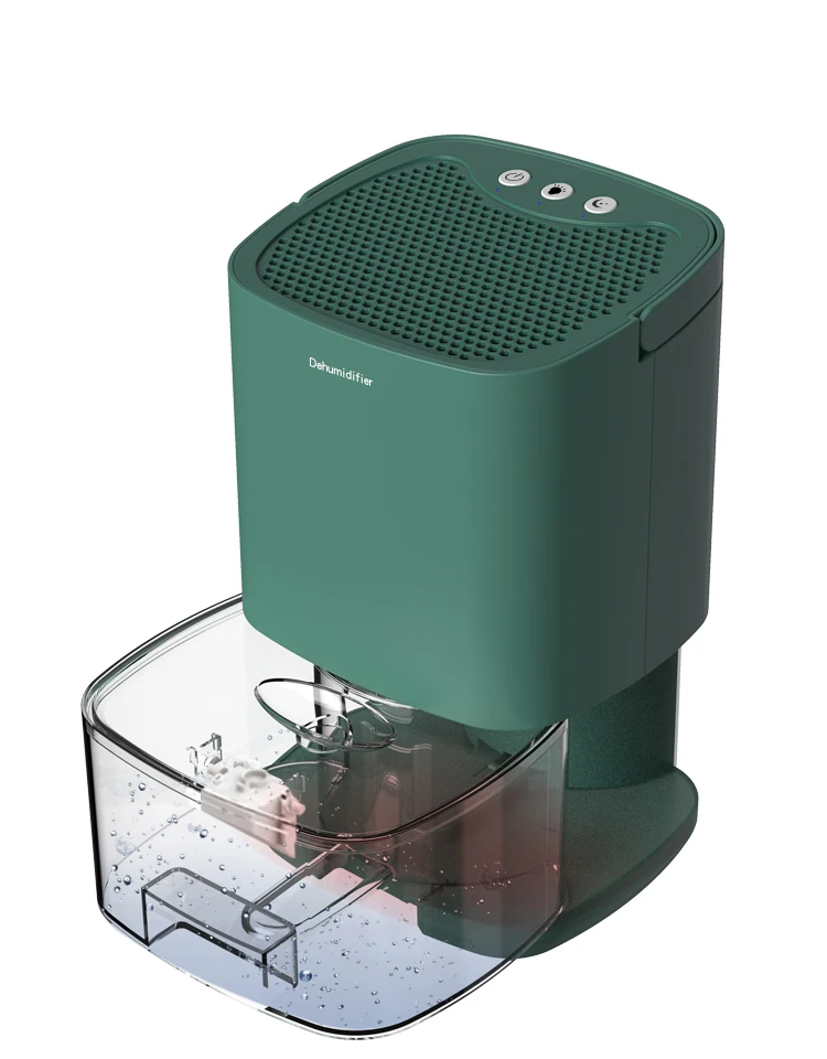 Оптовая продажа, 800 мл, бытовой портативный бесшумный очиститель воздуха для спальни, маленький влагостойкий осушитель с подсветкой RGD