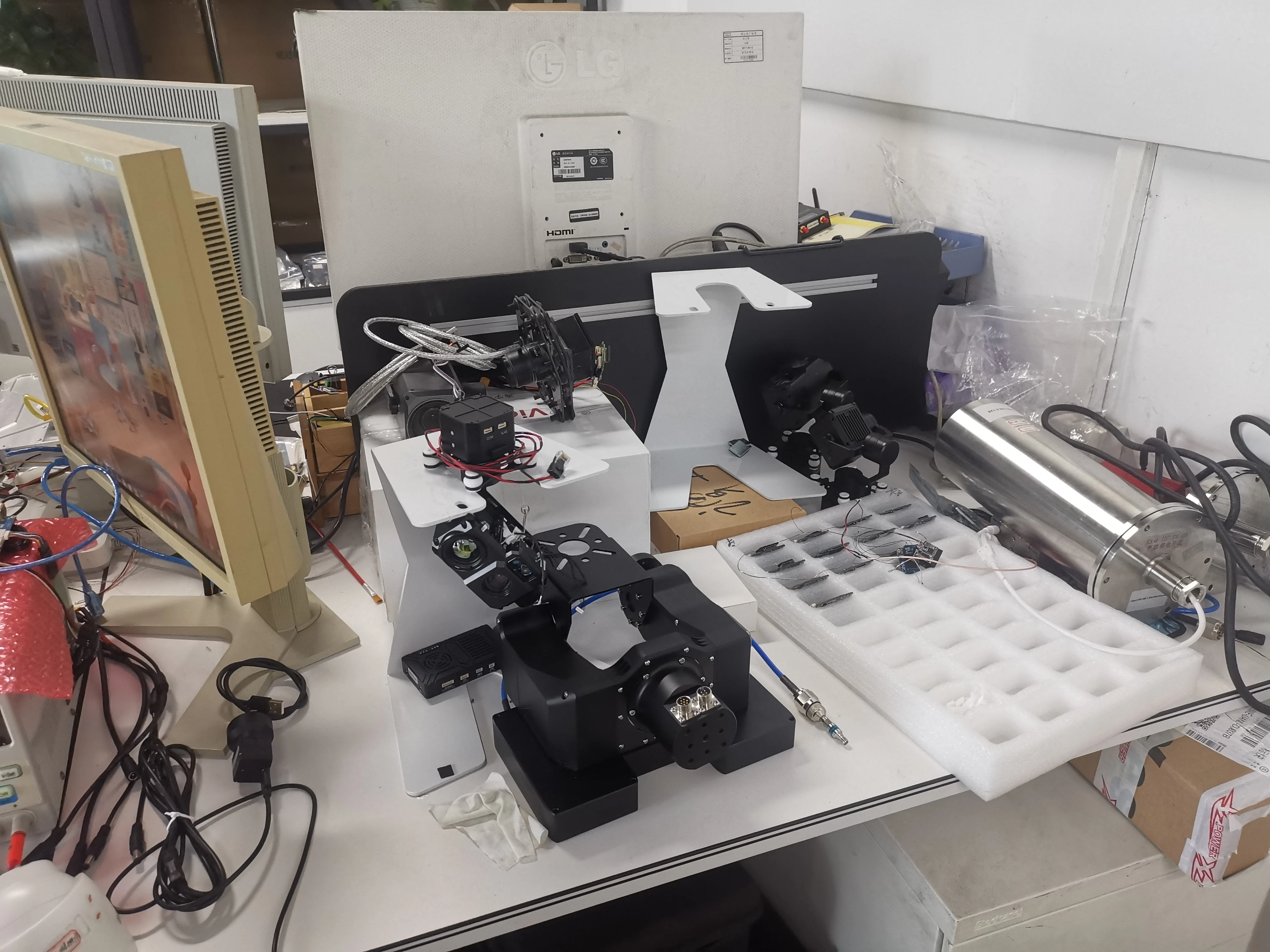 Union-Tech FL 25MM Three Light Thermal Vision Laser Ranging Gimbal Camera Uav Pod