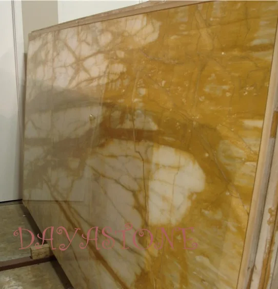 High Quality Natural Giallo Siena Marble Slabs for Tables Countertop Wall Hotel