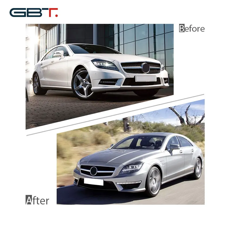 GBT car accessories for mercedes cls bodykit upgrade facelift for cls body kit w218 amg style for mercedes benz cls body kit