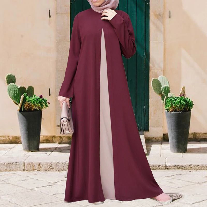 Wholesales High Quality Arab Turkish Long Muslim Dress Abaya Dubai Traditional Islamic Clothing